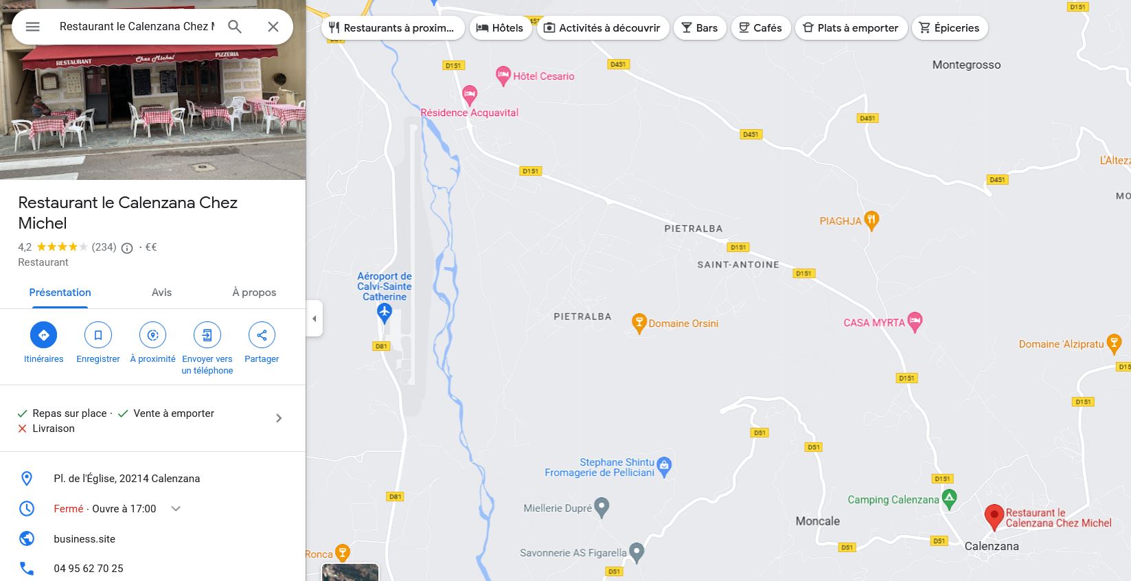 le-calenzana-chez-michel